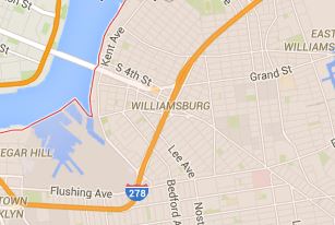 Map of Williamsburg Brooklyn 11206, 11211, 11249 